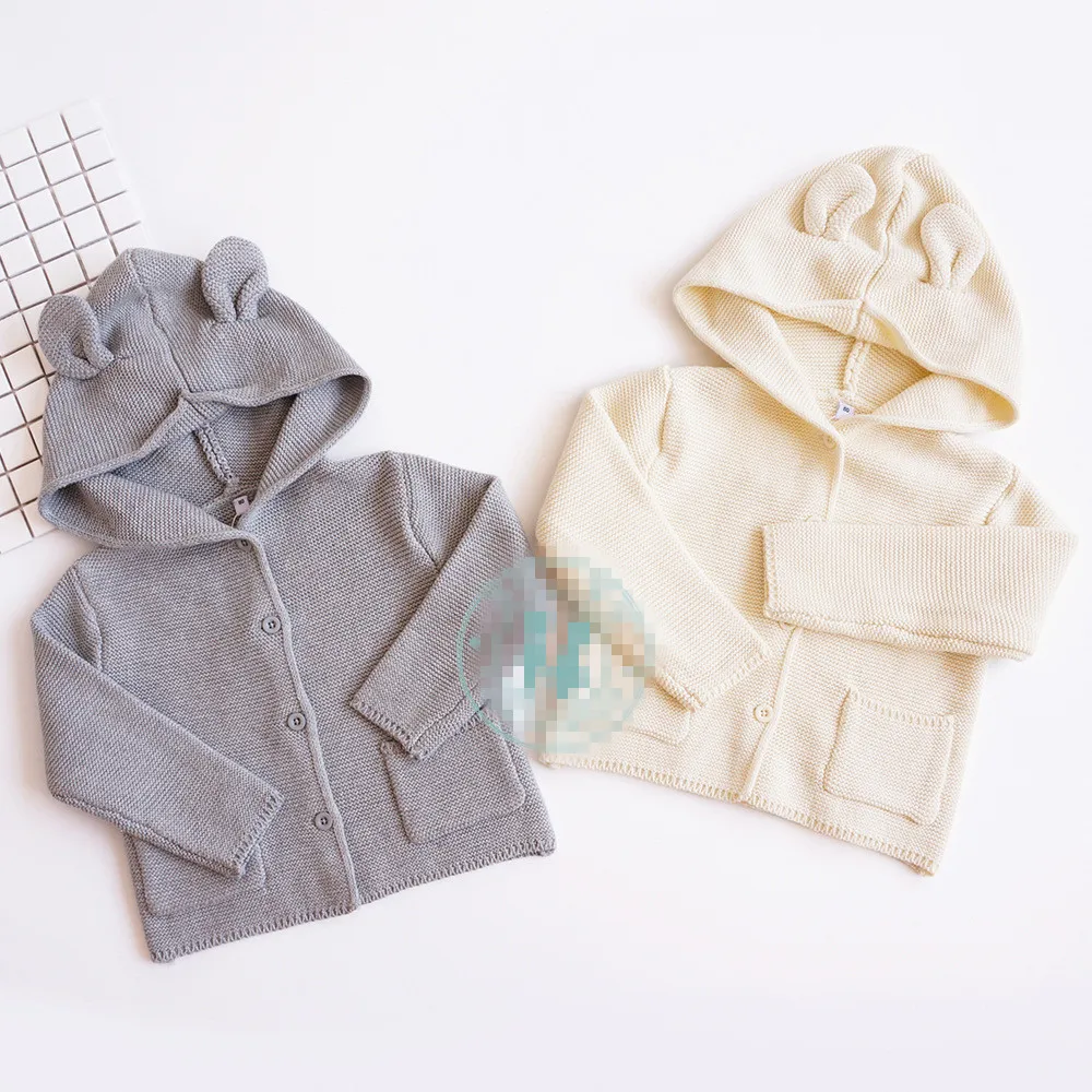 Новинка 2019 стильный Детский кардиган с капюшоном для девочек 1-6 лет | Мать и