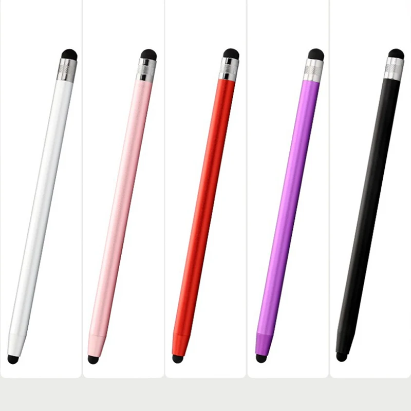 

1 Piece Dual-tip Capacitive Pen Mobile Phone Stylus Rubber Tip Touch Ipad Tablet Android Touch Screen Drawing Pen