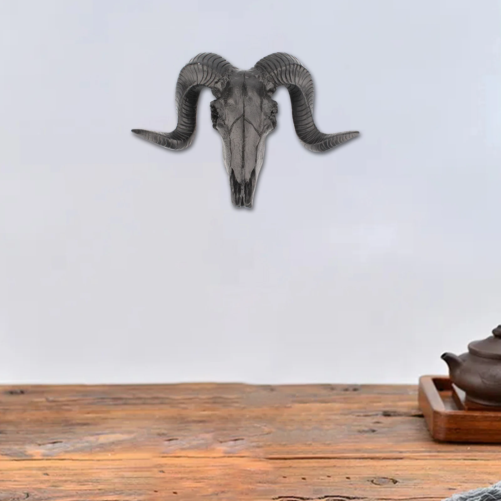 Голова черепа Овцы настенное крепление статуя дикая животная голова для