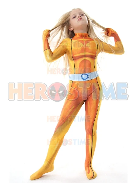 Alex Totally Spies Детский костюм на Хэллоуин с 3D принтом высокое качество спандекс