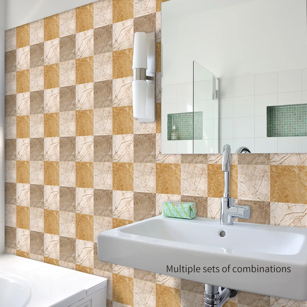 Наклейка для плитки Funlife Мраморная текстурная креативная художественная