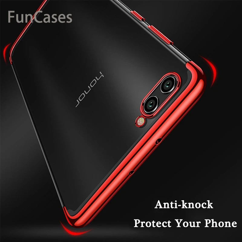 Ультратонкий чехол с покрытием для huawei Honor 9 Lite Мягкая силиконовая задняя крышка