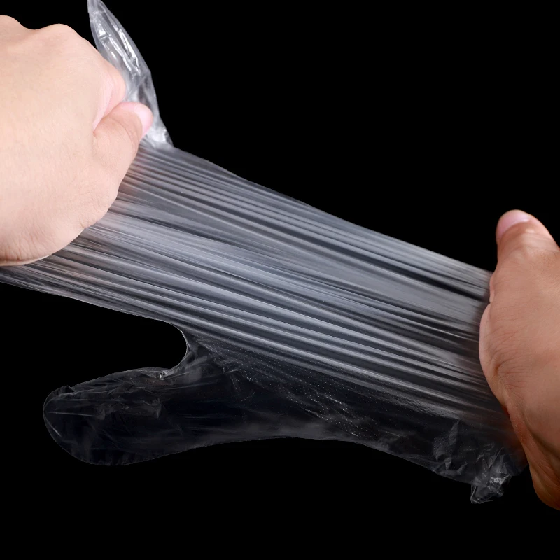 100 шт. пластиковые одноразовые перчатки для ресторана дома и кухни экологически