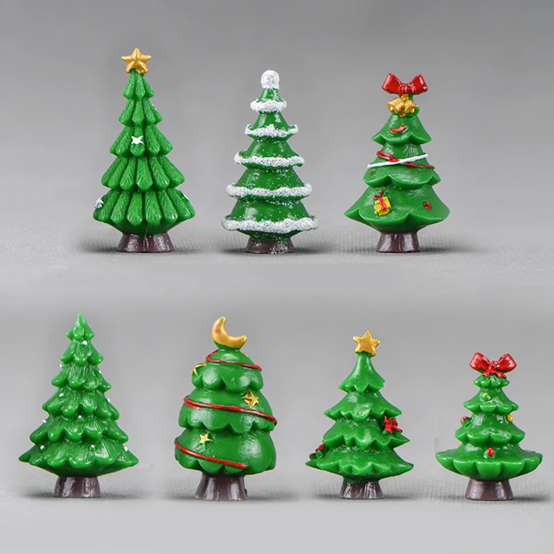 2020 DIY миниатюрная Рождественская елка серии микро пейзаж мини сказочный сад для