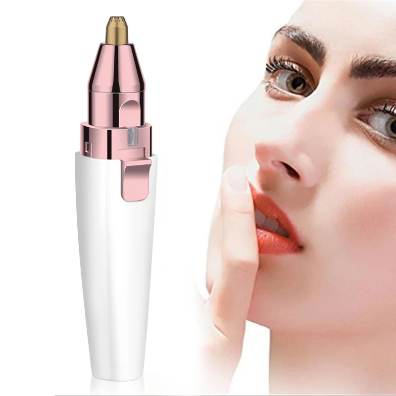 Электрический триммер для бровей безболезненный макияж эпилятор мини бритвы