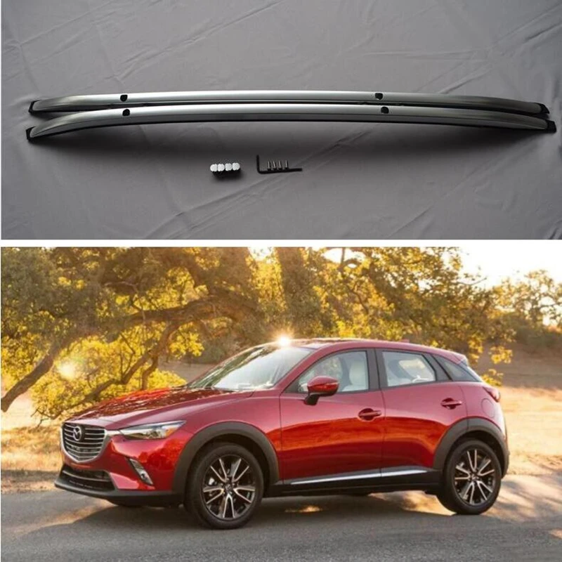 Багажник на крышу для Mazda CX-3 CX3 2015-2022 багажники поперечные рейки рельсовые коробки