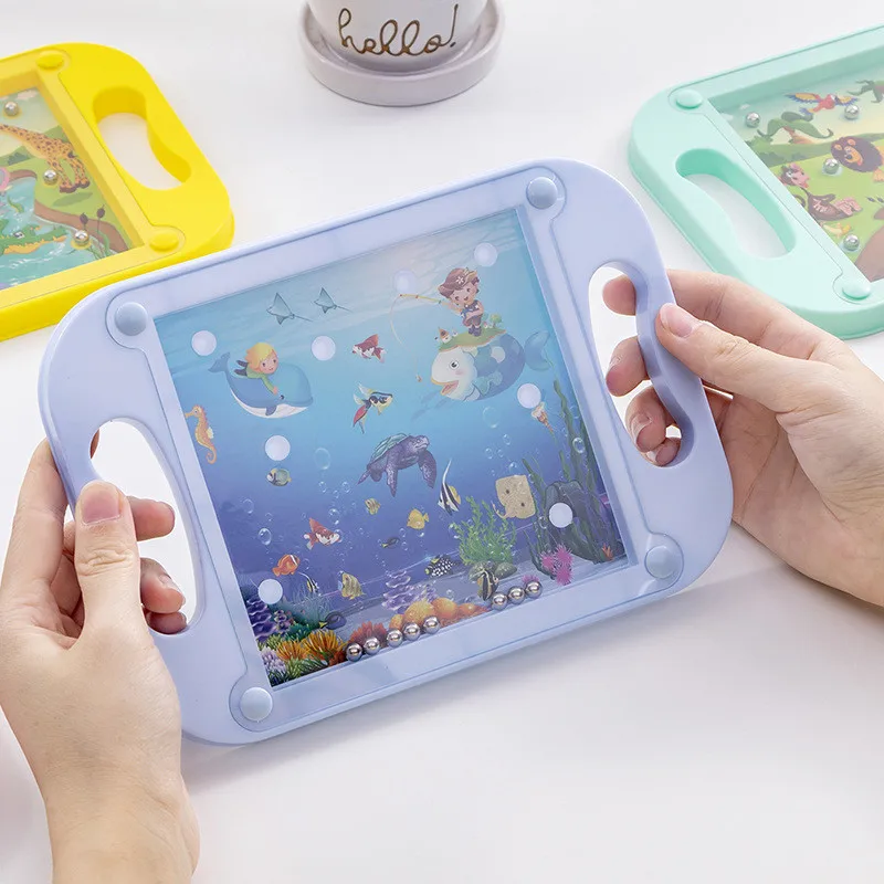 Детская головоломка Монтессори лабиринт игра для баланса Детские Обучающие