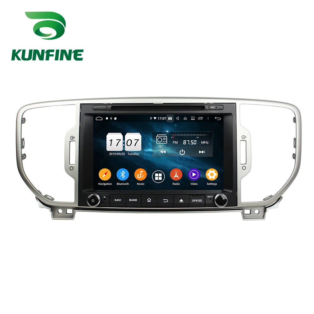 Автомагнитола для автомобиля Android 9 0 Восьмиядерный процессор 4 Гб ОЗУ 64 ПЗУ DVD GPS