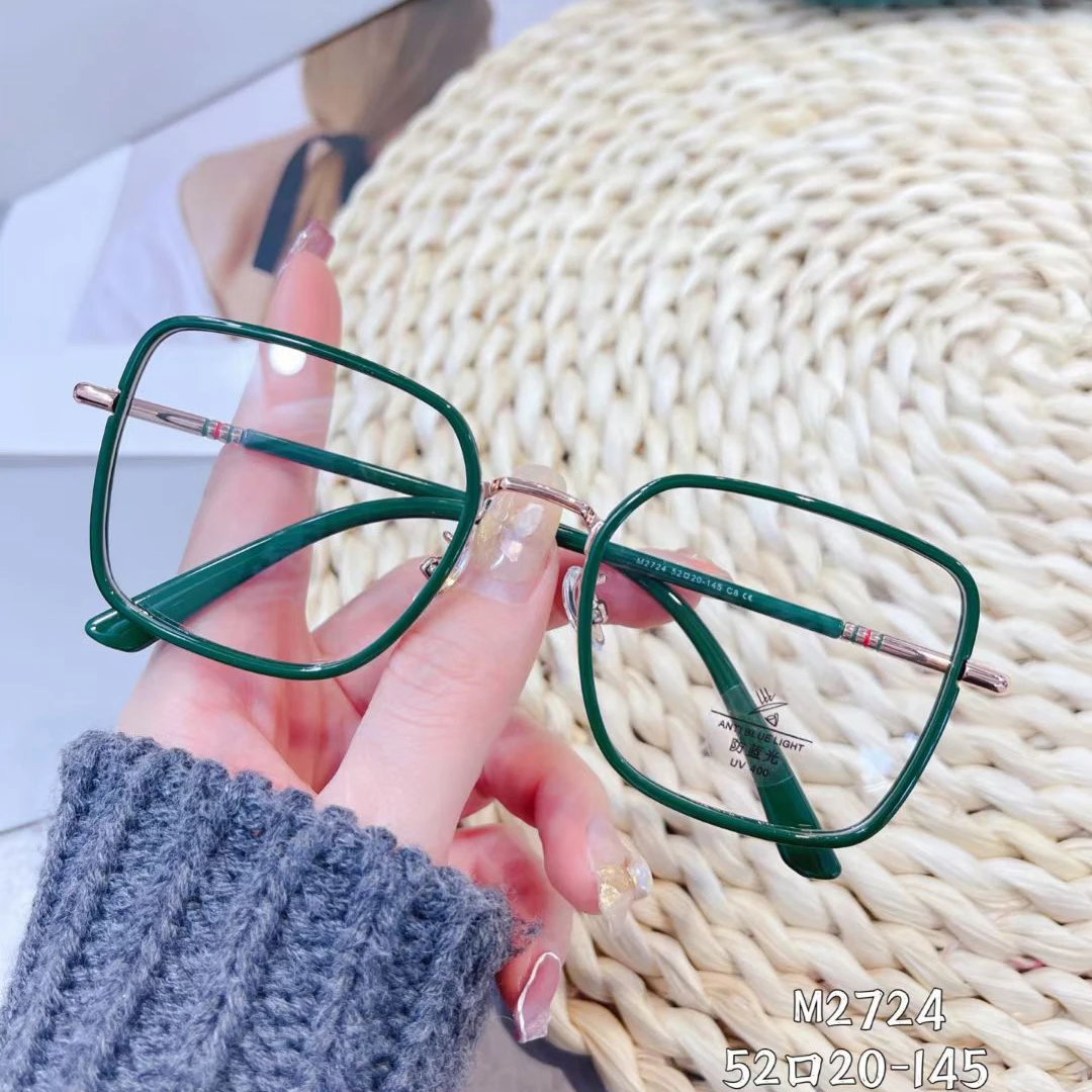 

New Fashion Prescription Glasses Frame Ultra Light Retro Polygon Men's And Women's Same Popular Glasses
