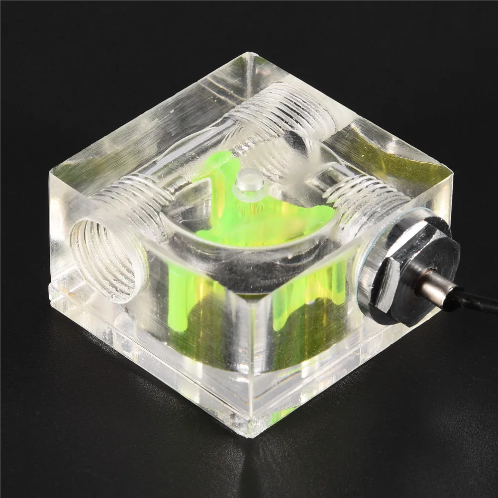 DIY компьютера 3 Way водяного охлаждения расходомер Цифровой ЖК дисплей Температура