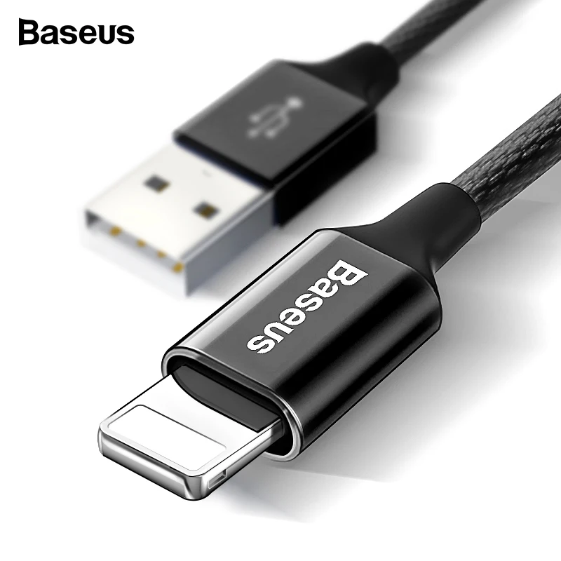 Для usb lightning Кабель короткий 0,5 м 1 м 2 м 3 м 5 м кабель передачи данных для быстрой зарядки для iPhone xs max xr 8 7 6s plus 5 apple ipad зарядное устройство 2A - Цвет: Черный