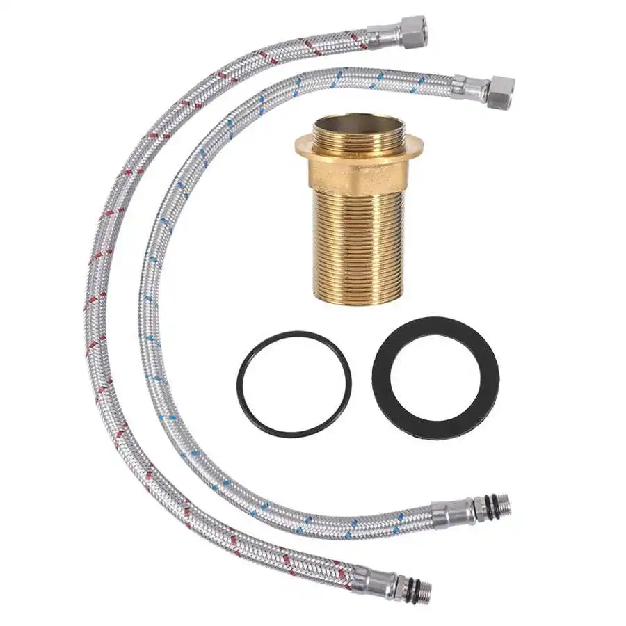 Кран для раковины 3/8 Стандартный Широкий носик с одним отверстием латунный