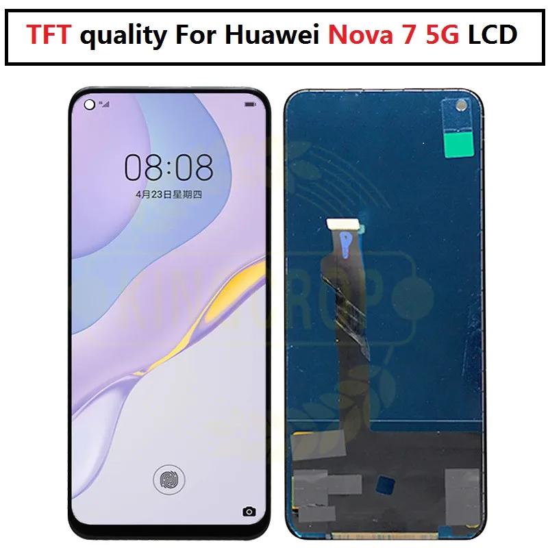 ЖК-дисплей TFT для Huawei nova 7 5G дисплей с сенсорным экраном замены аксессуаров в сборе