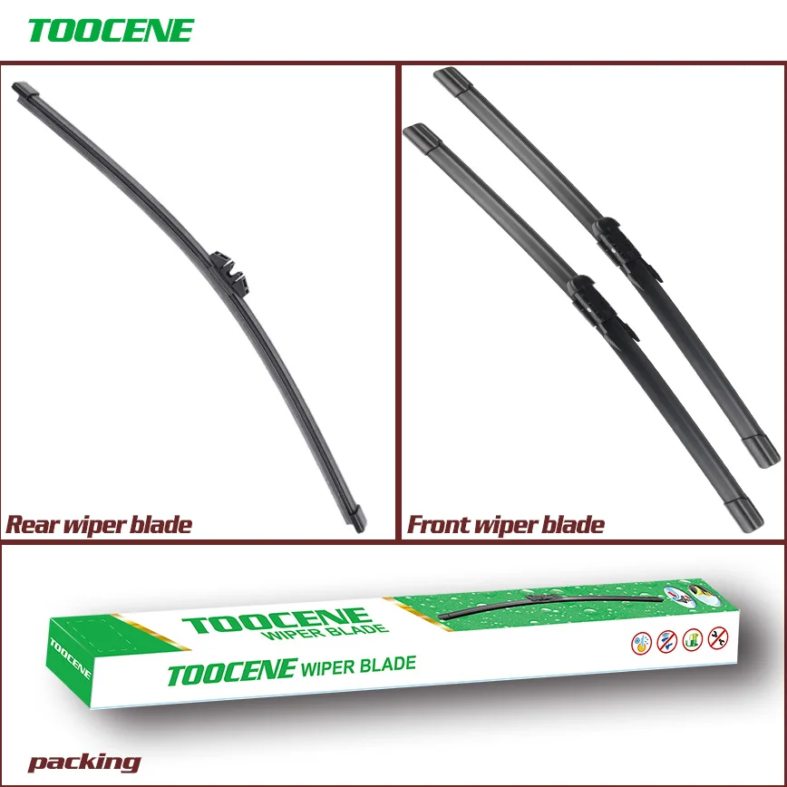 Front and Rear Wiper Blades For Volvo XC90 2007 2008 2009 2010 Windshield Windscreen 24&quot+22&quot+15&quot | Автомобили и