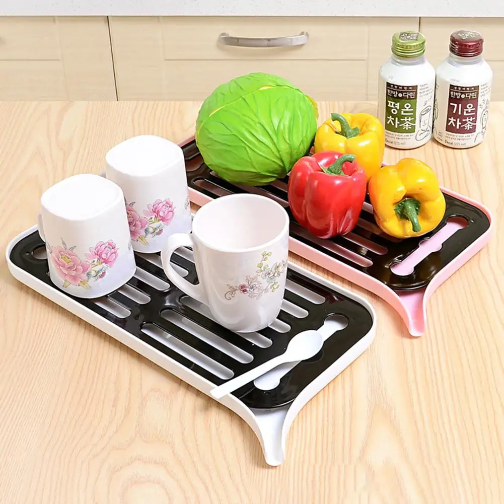 Bowl cup Filter drainer Double Layer Drying Rack Shelf Fruits Dish Drainer Sink Storage Holder Tray Dishes Plastic tray | Дом и сад