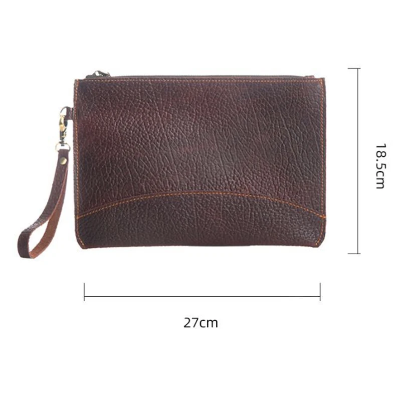 Новинка мужские Клатчи из искусственной кожи Винтажный стиль деловая ручная