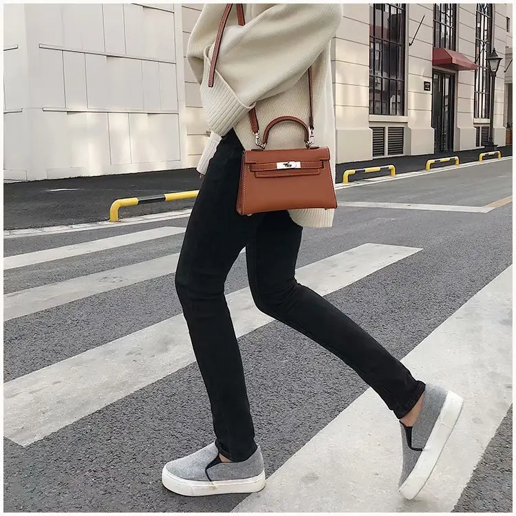 

Jeans Woman Skinny Solid Slim wrap stretch denim pants Jeans Woman