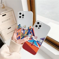 infinite scenery pleasant comfortable life clear phone case for iphone 11 12 13 pro max 7 8 plus se 2020 x xr xs max cover funda