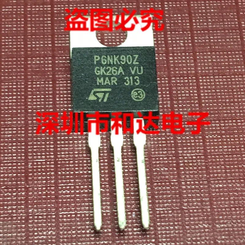 

5 шт. STP6NK90Z P6NK90Z TO-220