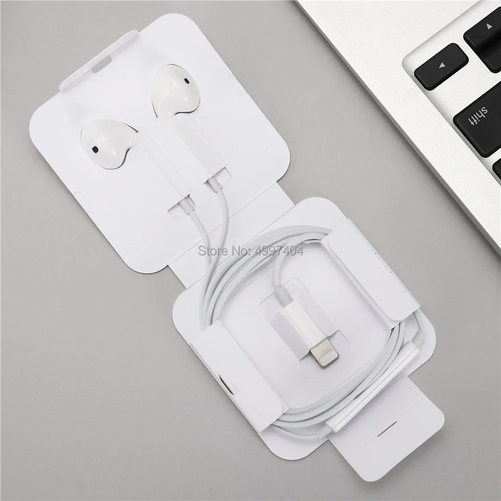 

10 PCS Original Apple Earpods 3.5mm Plug & Lightning In-Ear Earphones Sport Headset For iPhone SE 5S 5C 6 6S Plus iPhone 12 Mini