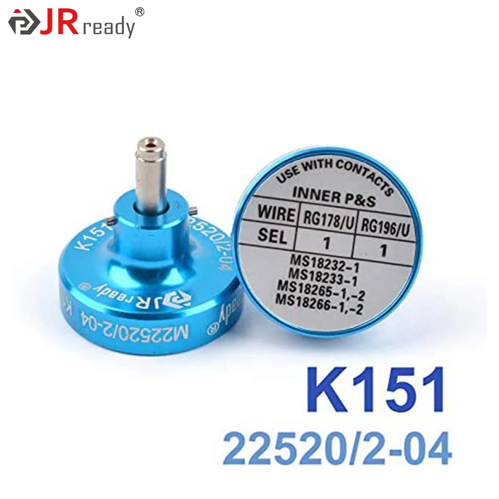 JRready K151 M22520/2-04 Positioner is suitable for terminal contacts MS18232-1,MS18233-1,MS18265-1,-2,MS18266-1,-2