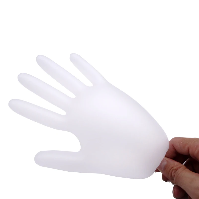 

50PCS Food Grade PVC Disposable Tattoo Gloves Anti-static Plastic Gloves For Food Cleaning Tattoo Accessories S/M/L