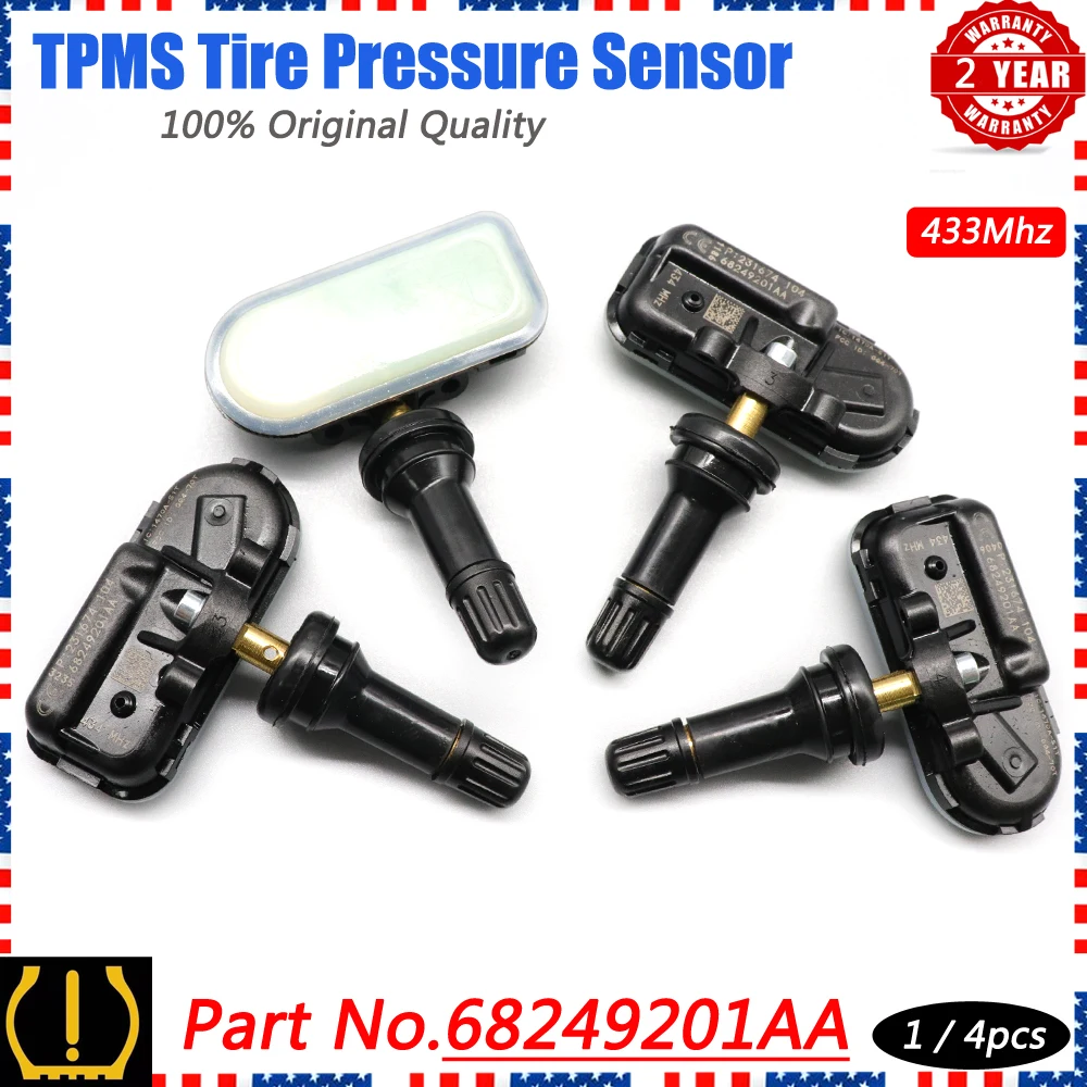 Системы контроля давления в шинах Xuan TPMS 68249201AA для JEEP CHEROKEE RAM 1500 2500 3500 2014-2017 434 МГц 68249197AA Системы контроля давления в шинах Xuan TPMS 68249201AA для JEEP CHEROKEE RAM 1500 2500 3500 2014-2017 434 МГц 68249197AA