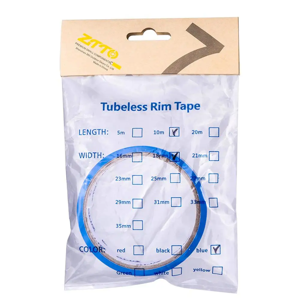 Bicycle Tubeless Rim Tape Tensilized Strapping Synthetic Rubber Adhesive Tyre Cushion Vacuum Tire Pad 16/18/21/23/25/27/29/31MM | Спорт и