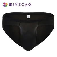 sexy mens underwear elephant nose bulge briefs u convex pouch lingerie underpants shorts transparent breathable male panties