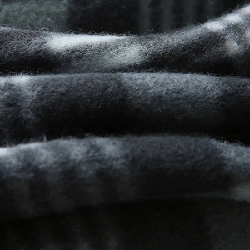 CYSINCOS новый мужской толстый свитер в полоску со стоячим воротником пальто на