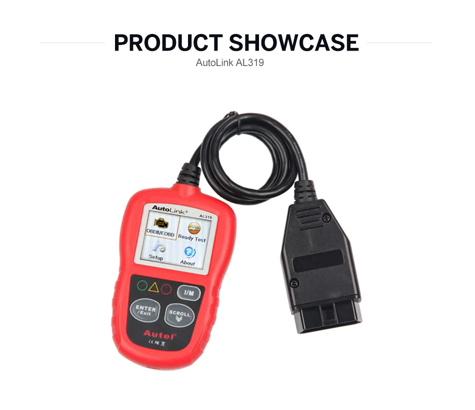 Autel AutoLink AL319 автоматический считыватель кода диагностический инструмент OBD2 сканер autel al319 automotriz считывание и стирание кода PK elm327 ML319
