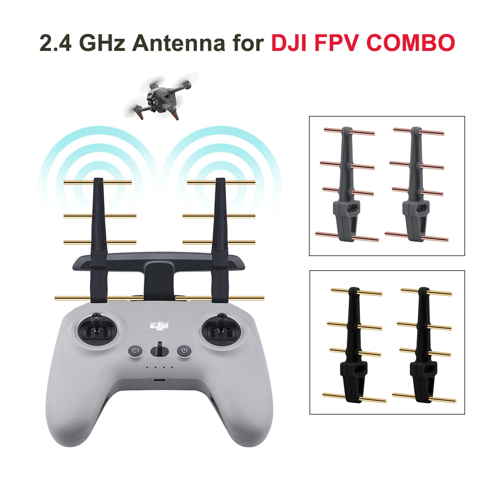 For DJI FPV Combo/Mavic 3 Yagi Antenna Remote Controller 2 Signal Booster Range Transmitter Extender 2.4Ghz Accessory | Электроника