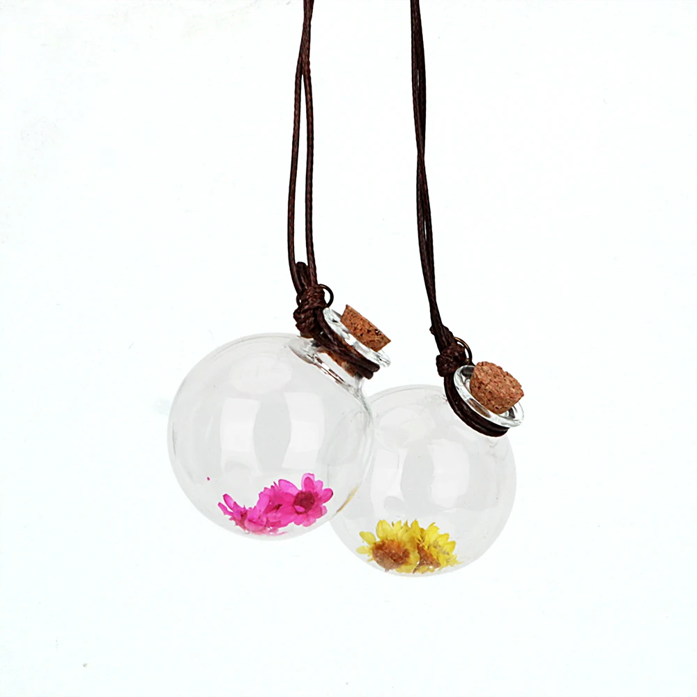 

Fragrance Car Hanging Perfume Pendant Air Freshener With Flower For Essential Oils Diffuser Empty Glass Bottle Car-styling