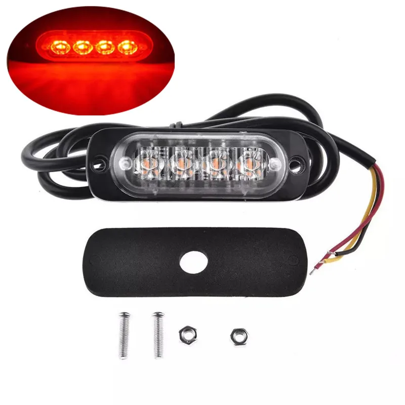 

1PCS Red Side Marker LED Light Truck 12v-24v Lights Trailer Truck Light Turn Light Bar Indicators Lamp Tail Light Trailer Lamp