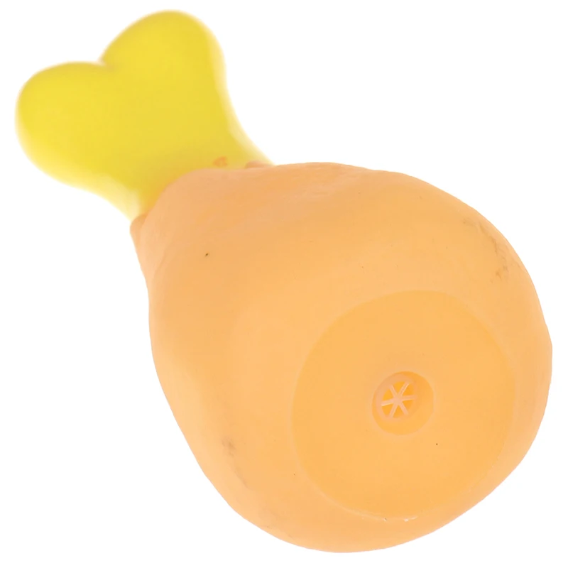 Pet резиновая игрушка для собаки курица нога щенок Звук пищалка жевательные