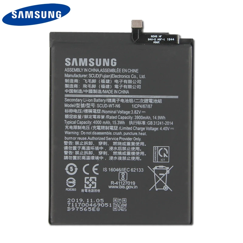 Аккумулятор SCUD-WT-N6 для Samsung Galaxy A10s A20s Honor Holly 2 Plus SM-A2070 A21 4000 мА · ч | Мобильные