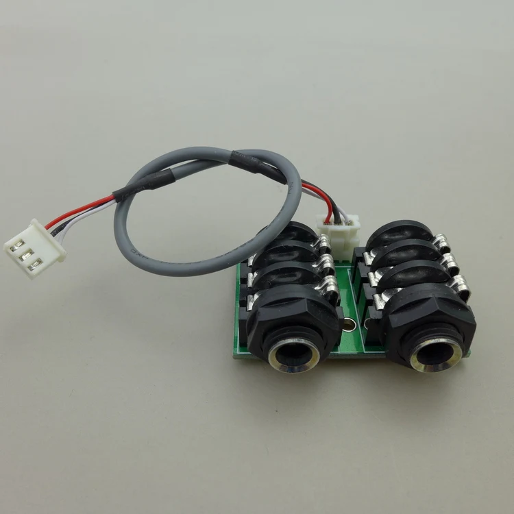 

Двухканальный 6,5 мм гнездо для микрофона микрофон основание интегральной схемы доска с экранирующей проволокой
