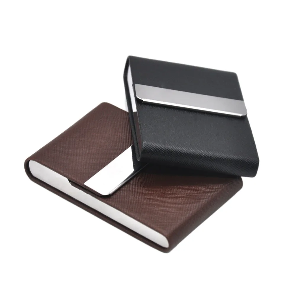

New Portable Personality Cigarette Case Fashionl Regular Size PU Leather Cigarette Box(Hold 7 Regular size Cigarette)