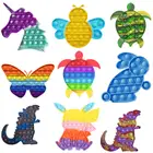 Игрушки-антистресс с животными из мультфильмов, игрушки для снятия стресса