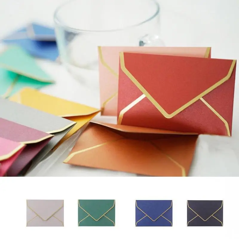 1 шт винтажный Ретро цветной бумажный пустой конверт для приглашения на свадьбу