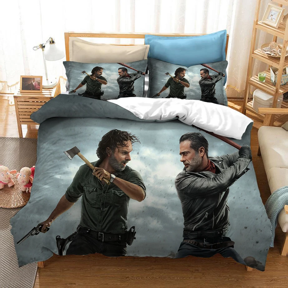 

The Walking Dead 3D Printed Bedding Set Duvet Covers Pillowcases Comforter Bedding Set Bedclothes Bed Linen