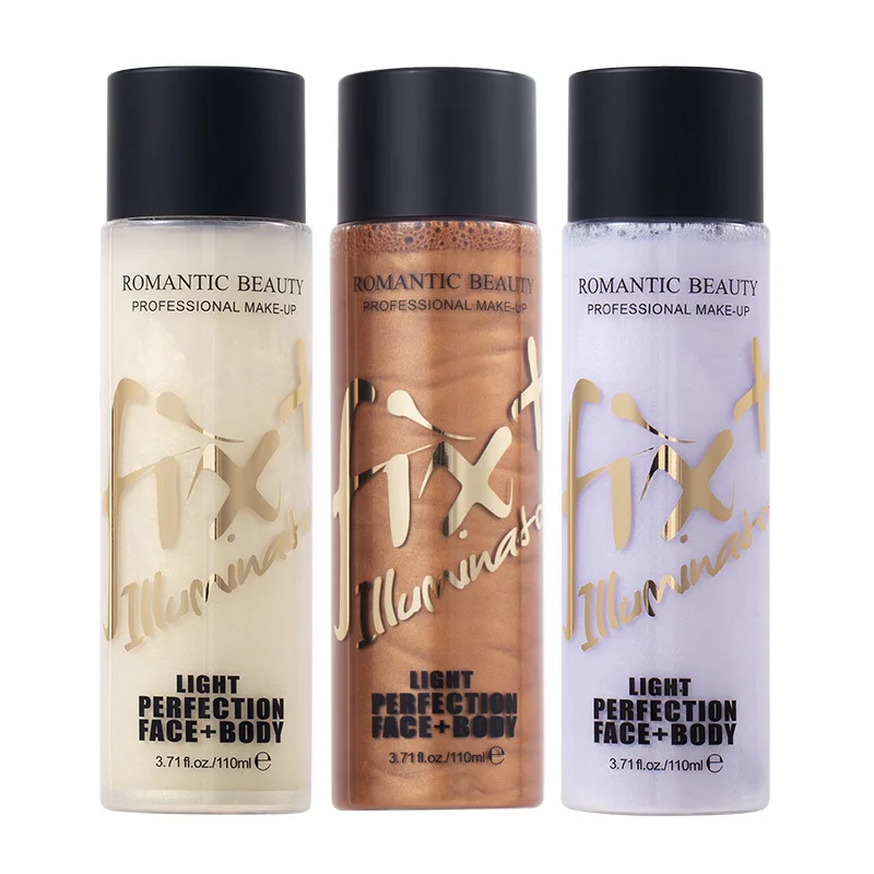 

Bronzer Highlighter Liquid Setting Spray Illuminating Face Shimmer Long Lasting Brighten Face Glow Highlighter Makeup Face