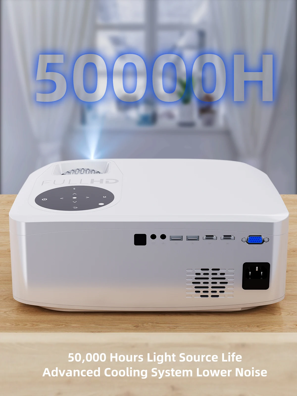 WEWATCH V70 Native 1080P 5G WiFi Projector 320 ANSI Lumen Full HD Home Outdoor Movie Projectors Video Proyectors | Электроника