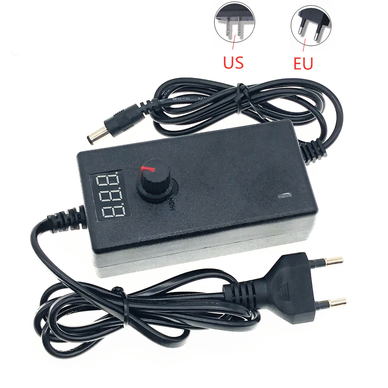 Регулируемый универсальный адаптер питания переменного тока в постоянный ток 3 9