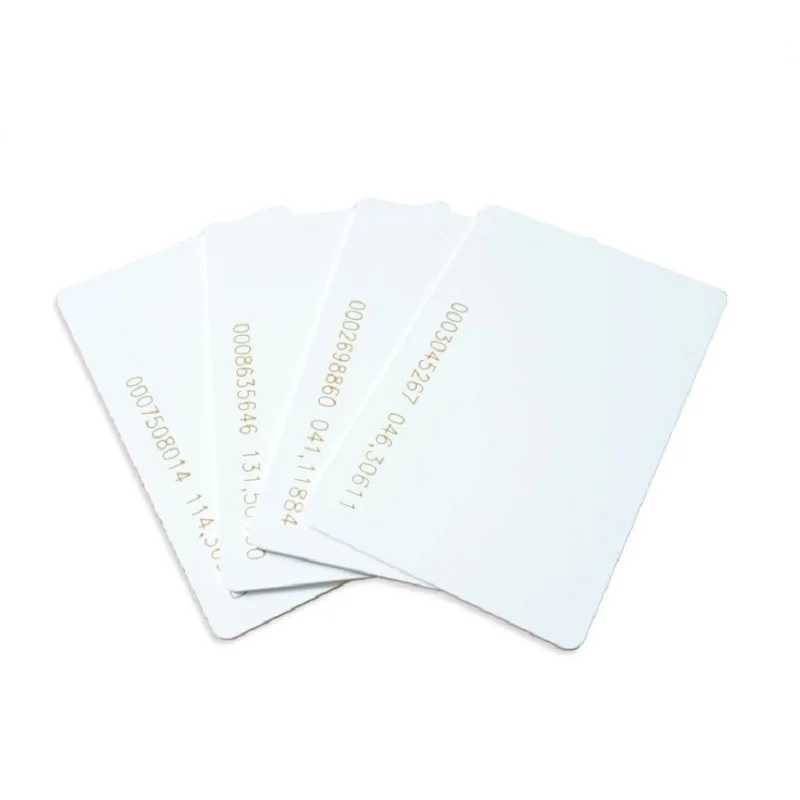 100PCS ID Card Smart Chip for Attendance Badge 125Khz RFID Read-Only Authorization Key Fob TK/EM4100 Access Control Blank | Безопасность