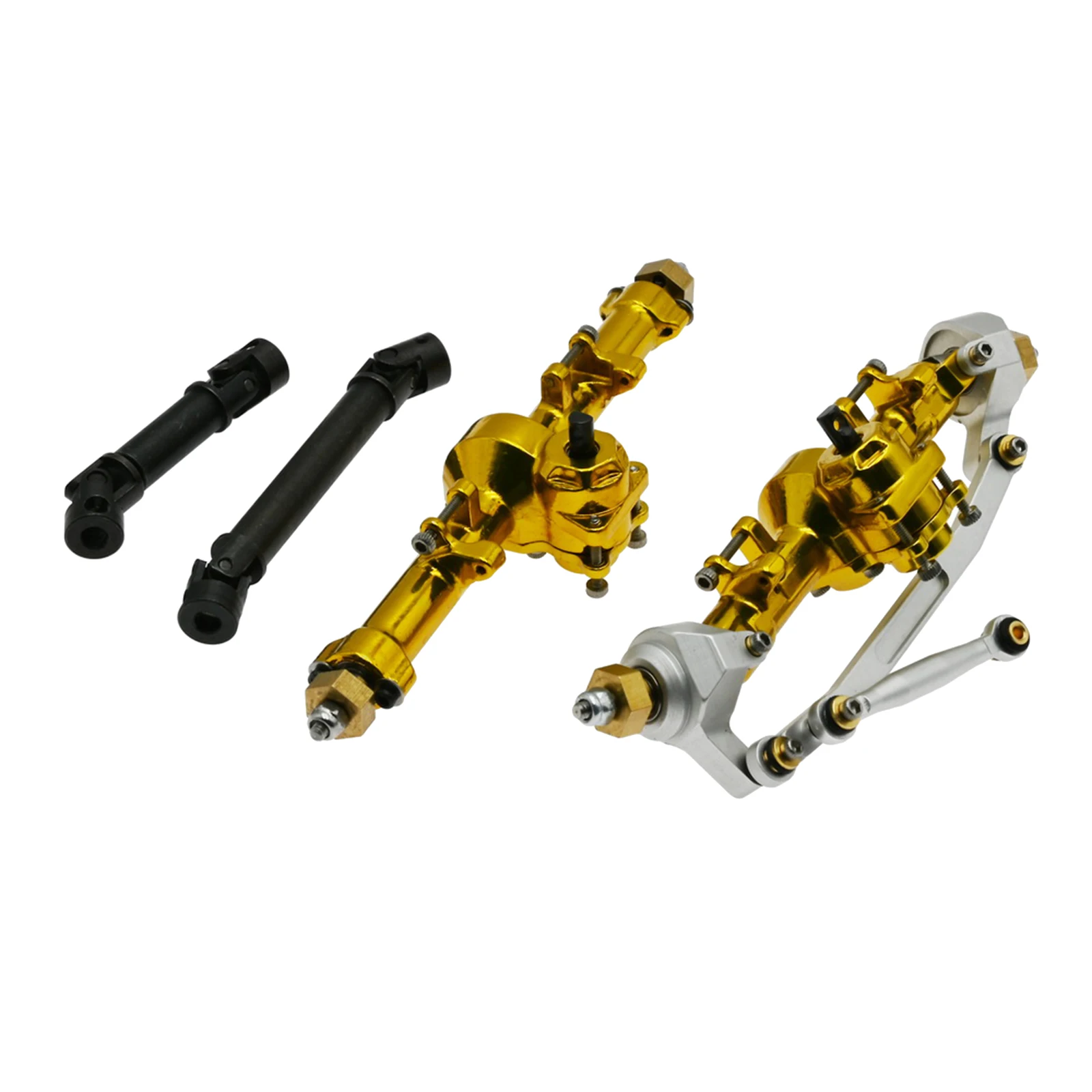 

Aluminum Alloy Front Rear Portal Axle + Drive Shaft Kit for 1/24 RC Car Axial SCX24 AXI00001 AXI00002 AXI90081 Accessories