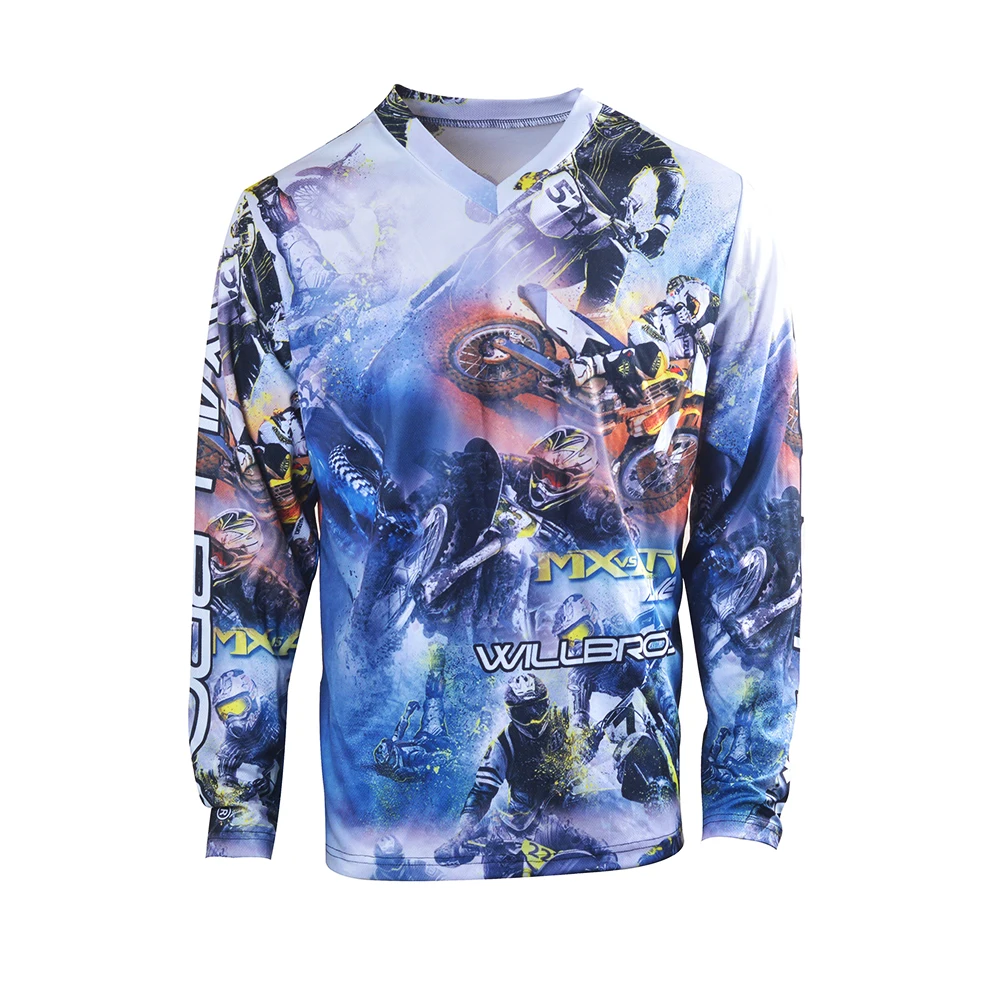 Willbros быстросохнущие мужские рубашки с длинным рукавом для мотоцикла горного