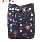 Новое поступление! Моющийся Карманный подгузник Alvababy, многоразовый подгузник с 1 вставкой