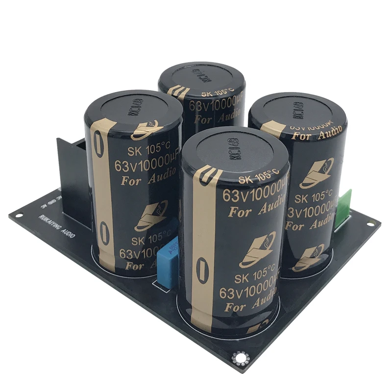 

25A High Current Rectifier Bridge 10000uf 63V Filter Capacitor Dual Power Output Rectifier filter board Dual AC15V-35V Input