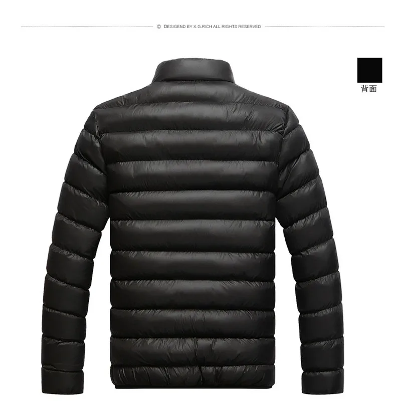 

New men's jacket casual coat motorcycle suit solid color warm coat coat zipper jacket windbreaker zipper Baseball Jacket Top